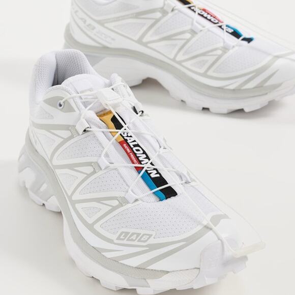 Salomon | XT-6 in White/White/Lunar Rock Men's 10 / Women's 11 - Picture 1 of 16